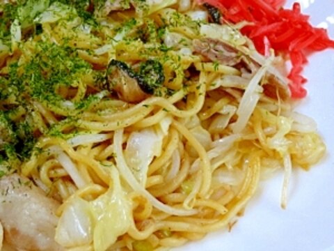 夏はサッパリ♪　「醤油麹焼そば」